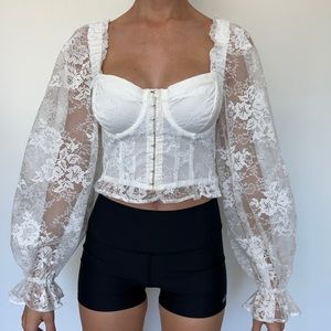 For Love & Lemons Lace Blouse